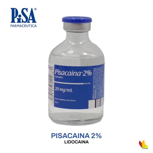 Pisacaina 2% 20mg/ml frasco de 50ml