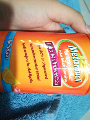 Metamucil sabor naranja174g